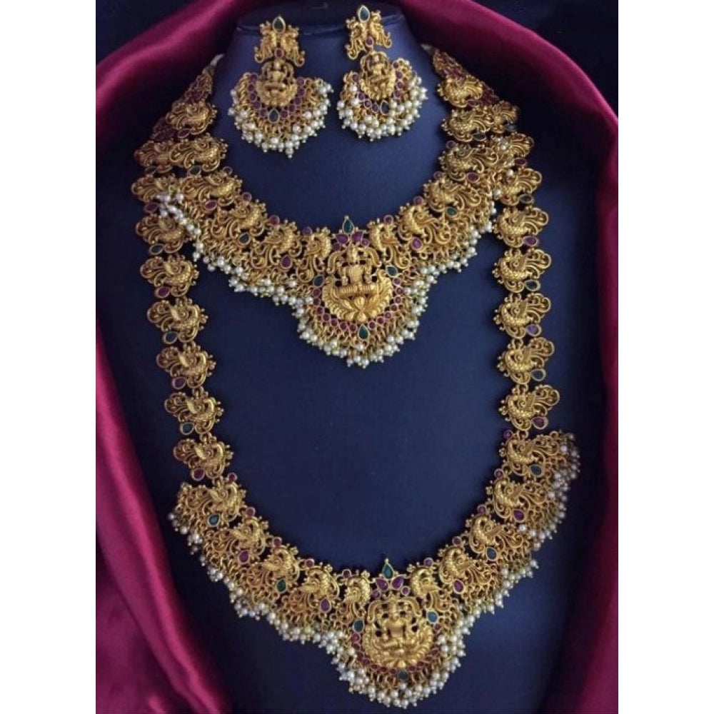 Elegant Combo Of Jewellery Set (Gold, Free Size)