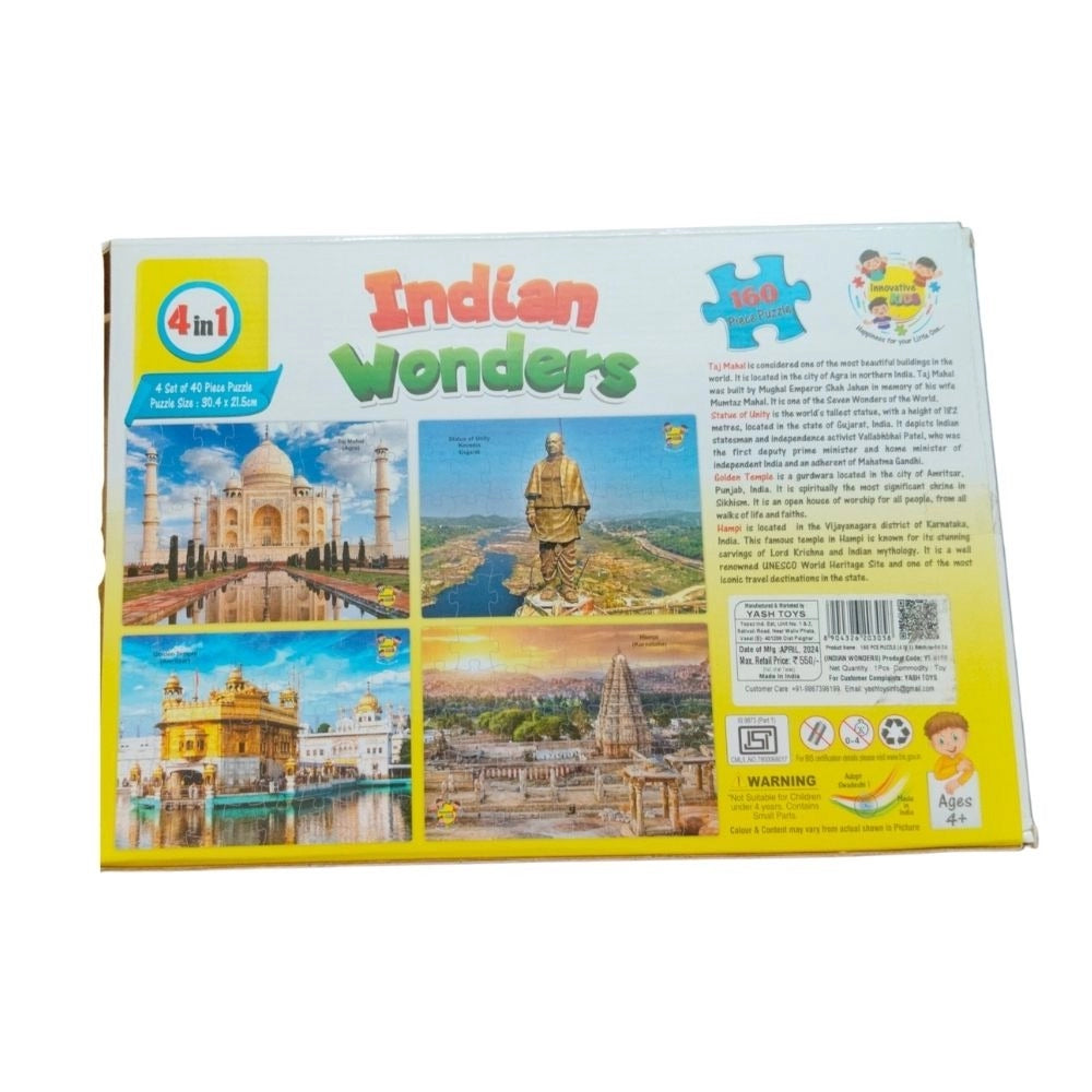 160-Piece Set Indian Wonders Puzzle – 3+ Years