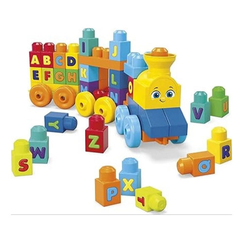 38-Piece Set Jumbo Train Blocks – 3+ Years
