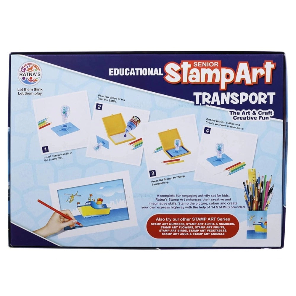 Stamp Art-Transport – 4+ Years