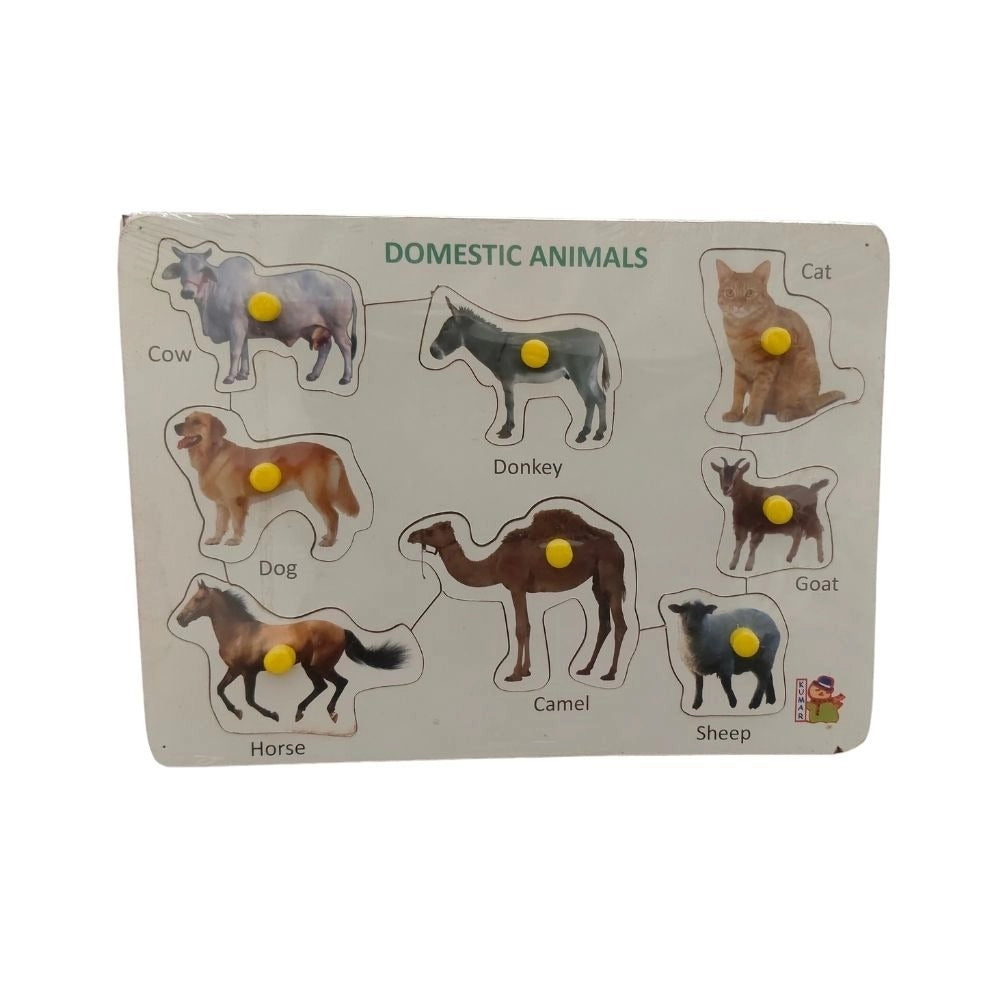 Domestic Animal Wooden Puzzle – 3+ Years