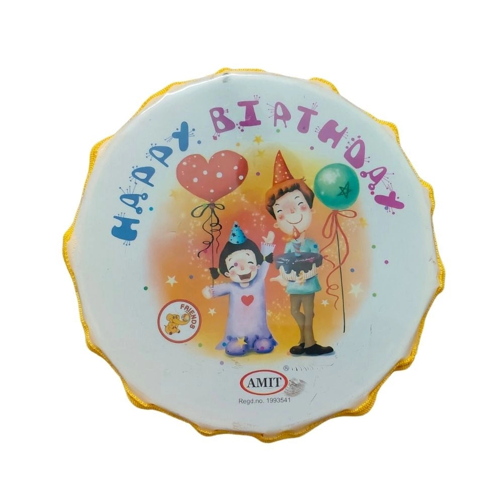 Happy BirthDay Theme Printed Musical Dhol – 6+ Months