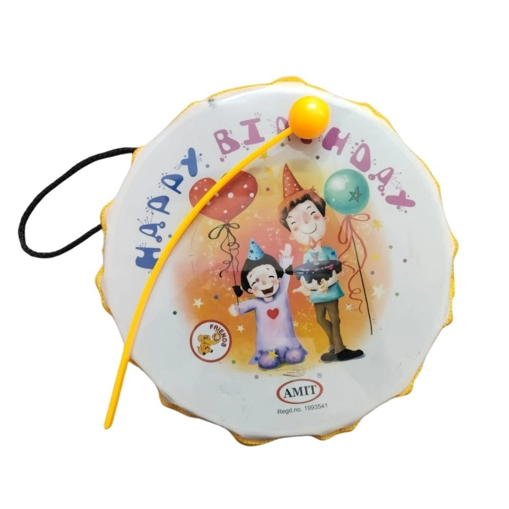 Happy BirthDay Theme Printed Musical Dhol – 6+ Months