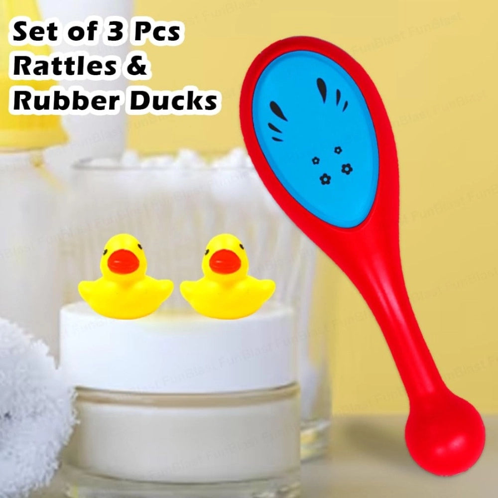 Pack of 2 2-Piece Set Tim rattle – 3+ Months