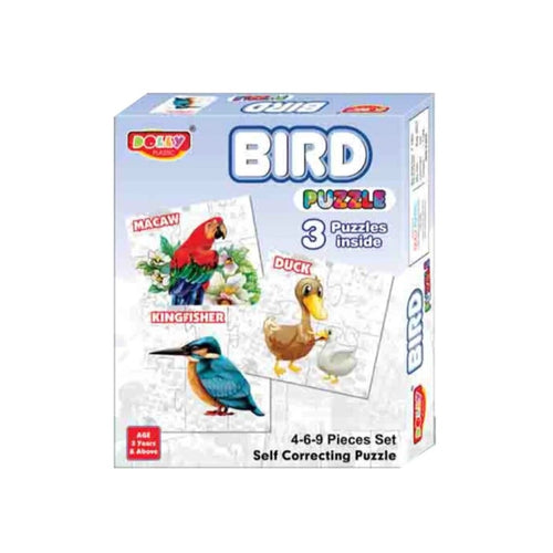 3-Piece Set Bird Puzzle – 3+ Years