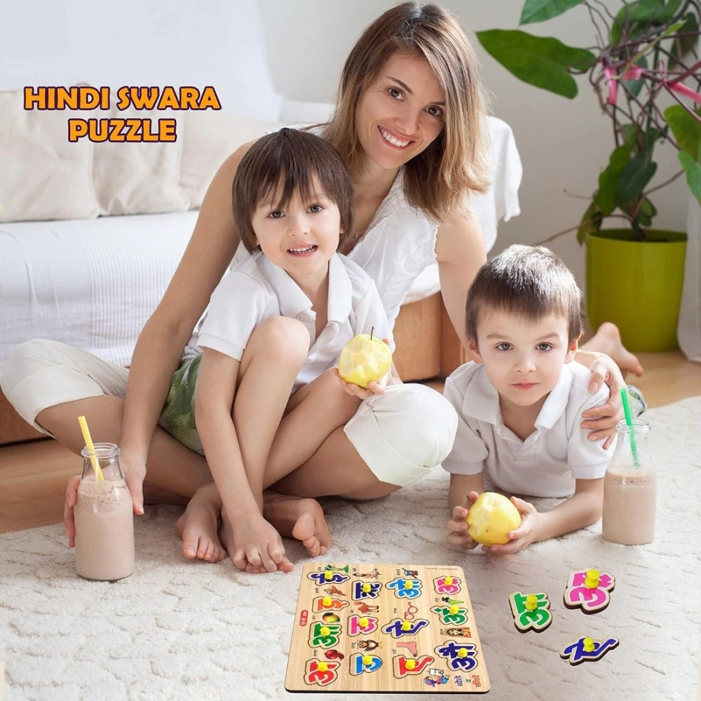 Wooden Puzzle - Hindi Letters – 3+ Years