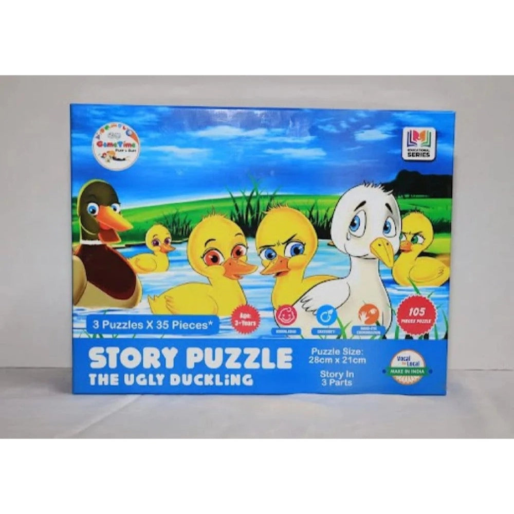 35-Piece Set Ugly Ducklingg Story Puzzle – 5+ Years