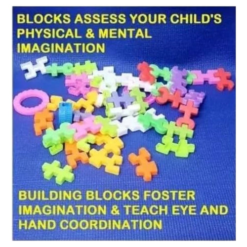 44-Piece Set Imagination Puzzle Block Set – 3+ Years