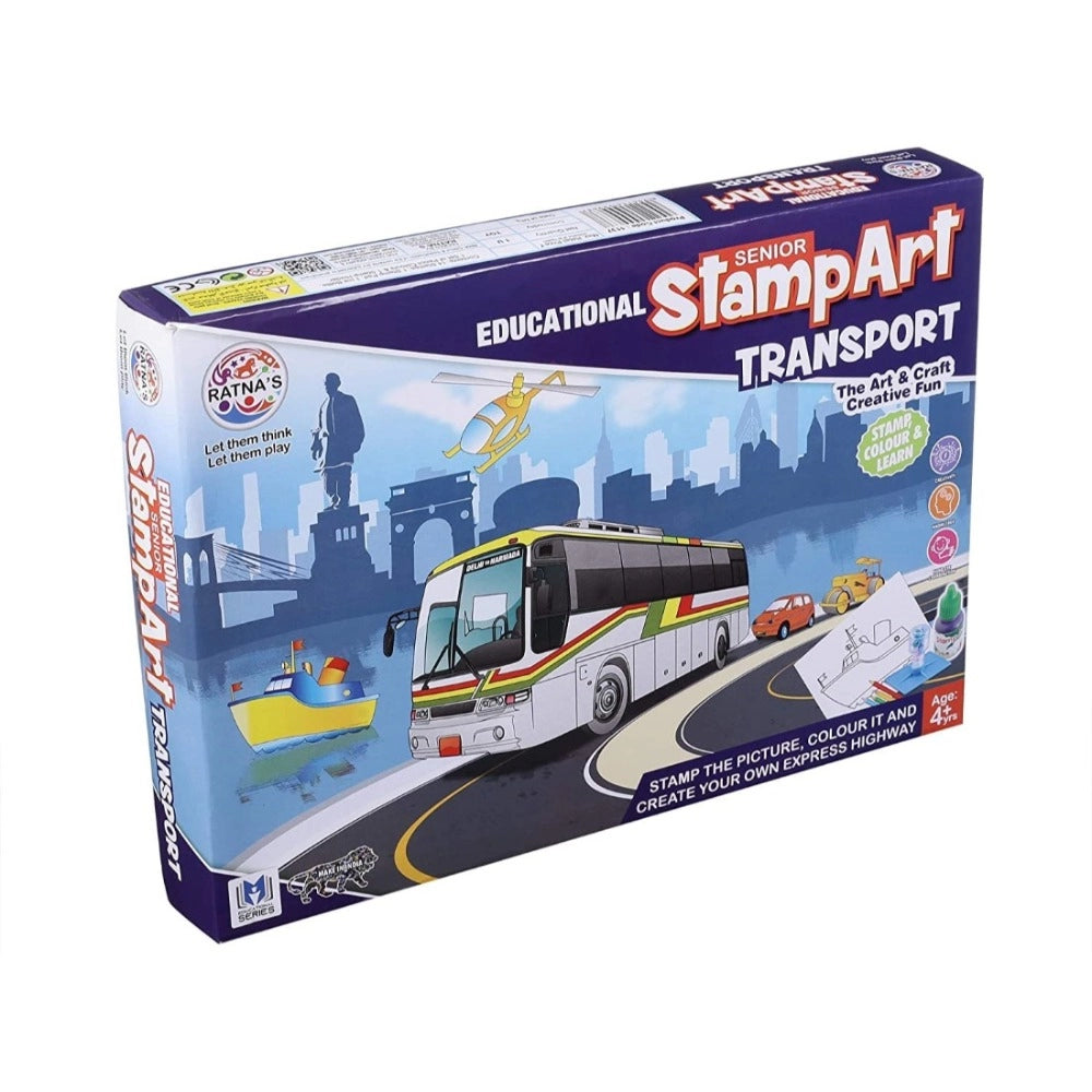 Stamp Art-Transport – 4+ Years