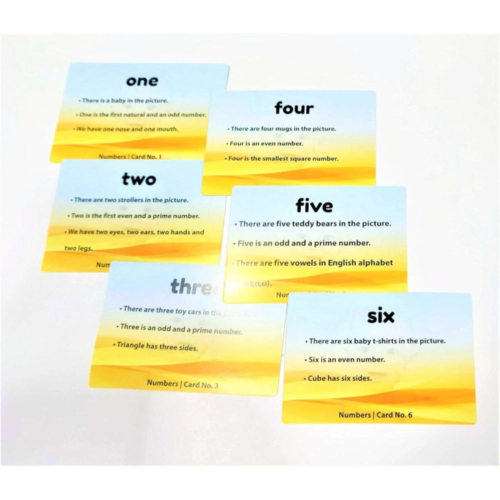 Flash Card-Number – 6+ Months