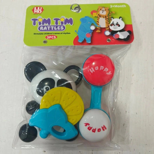 3-Piece Set Tim rattle – 3+ Months