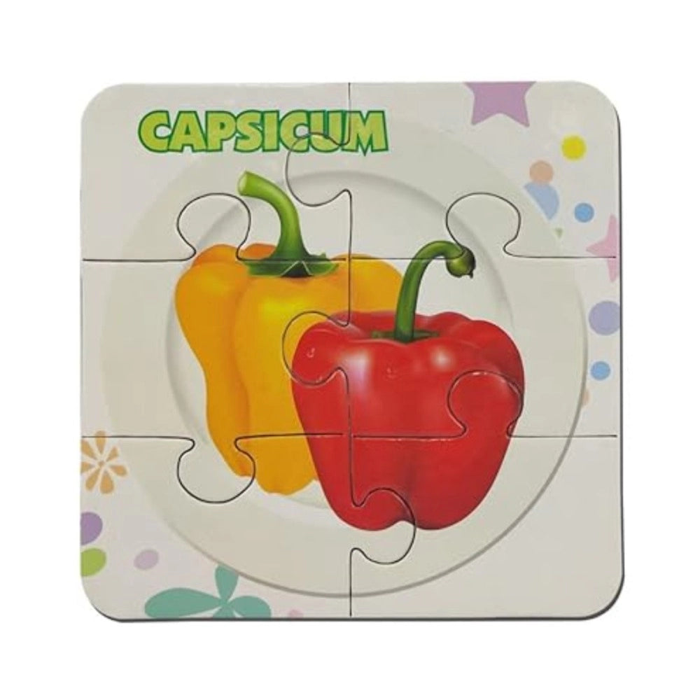 4-Piece Set Vegetable Puzzles – 3+ Years