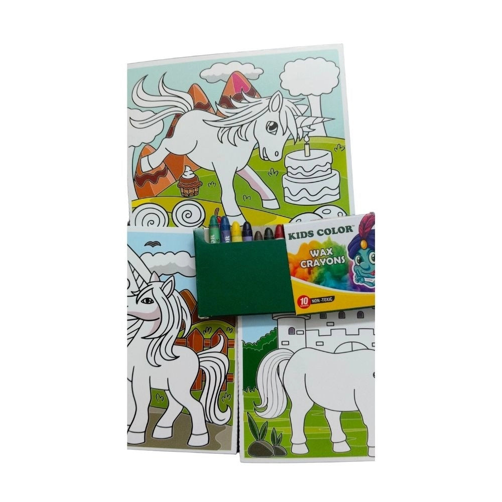 Fun With Color Coloring Board-Unicorn – 3+ Years