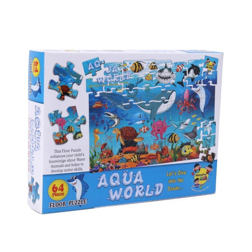 64-Piece Set Aqua World Puzzle – 4+ Years