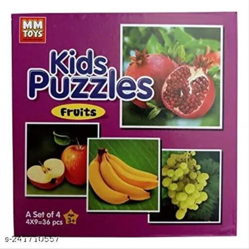 4-Piece Set Fruits Puzzle – 4+ Years