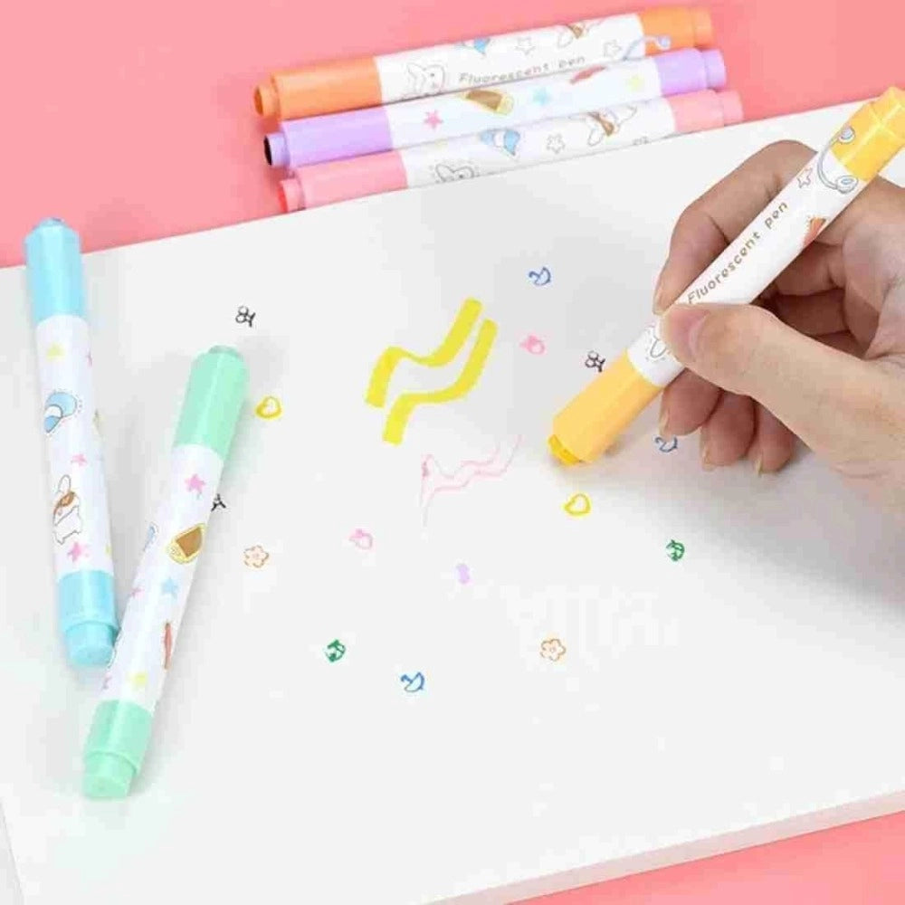 2-in-1 Stamper Marker Pen Set with Water Based Ink – 3+ Years