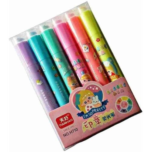 2-in-1 Stamper Marker Pen Set with Water Based Ink – 3+ Years