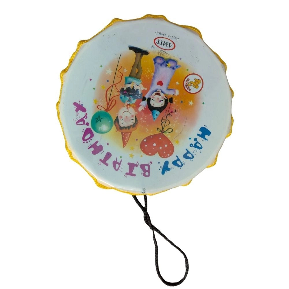Happy BirthDay Theme Printed Musical Dhol – 6+ Months