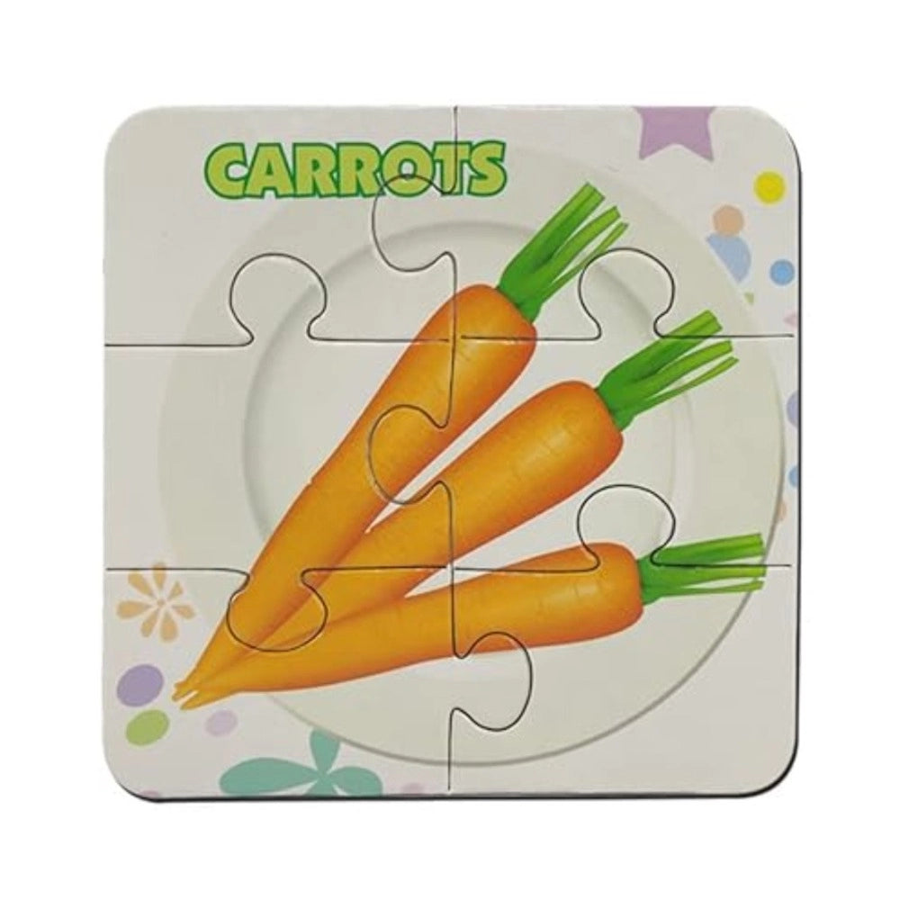 4-Piece Set Vegetable Puzzles – 3+ Years