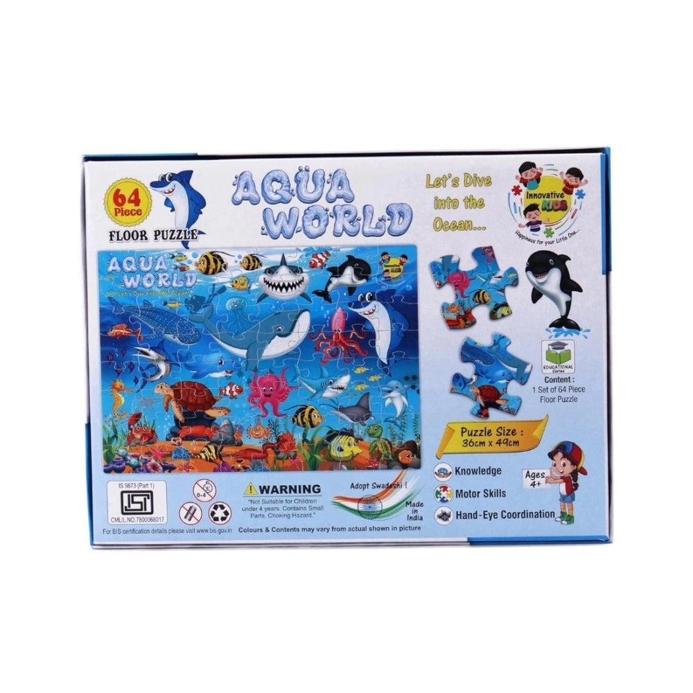 64-Piece Set Aqua World Puzzle – 4+ Years
