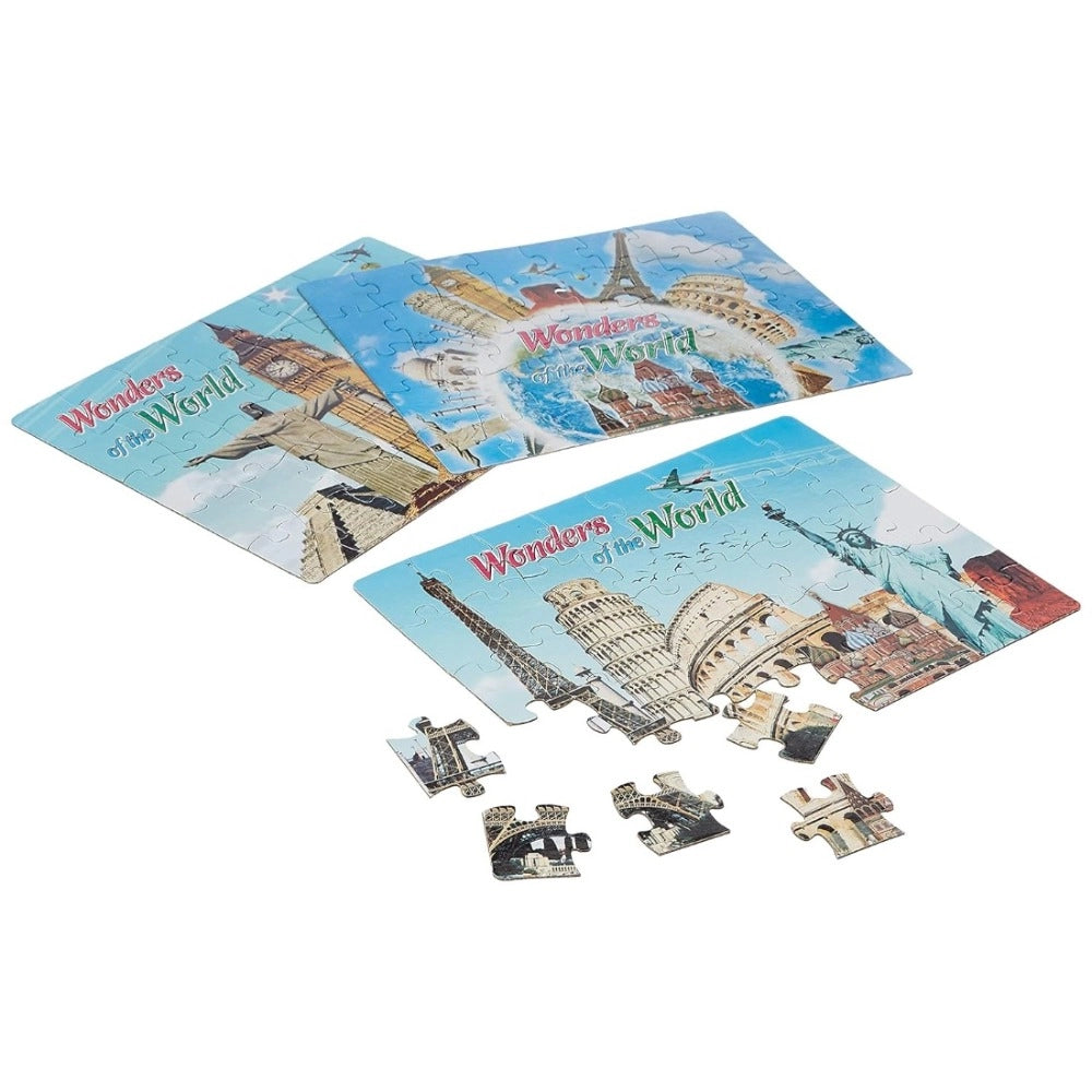 120-Piece Jigsaw Puzzle Wonders of the world