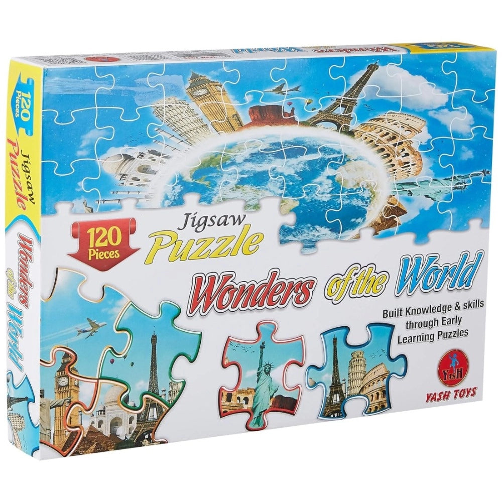 120-Piece Jigsaw Puzzle Wonders of the world