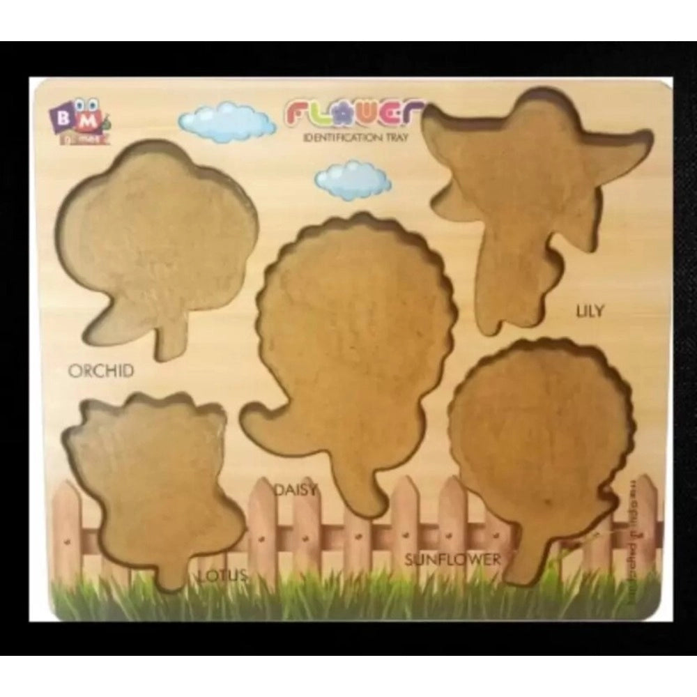 Wooden Puzzle - Flowers – 3+ Years