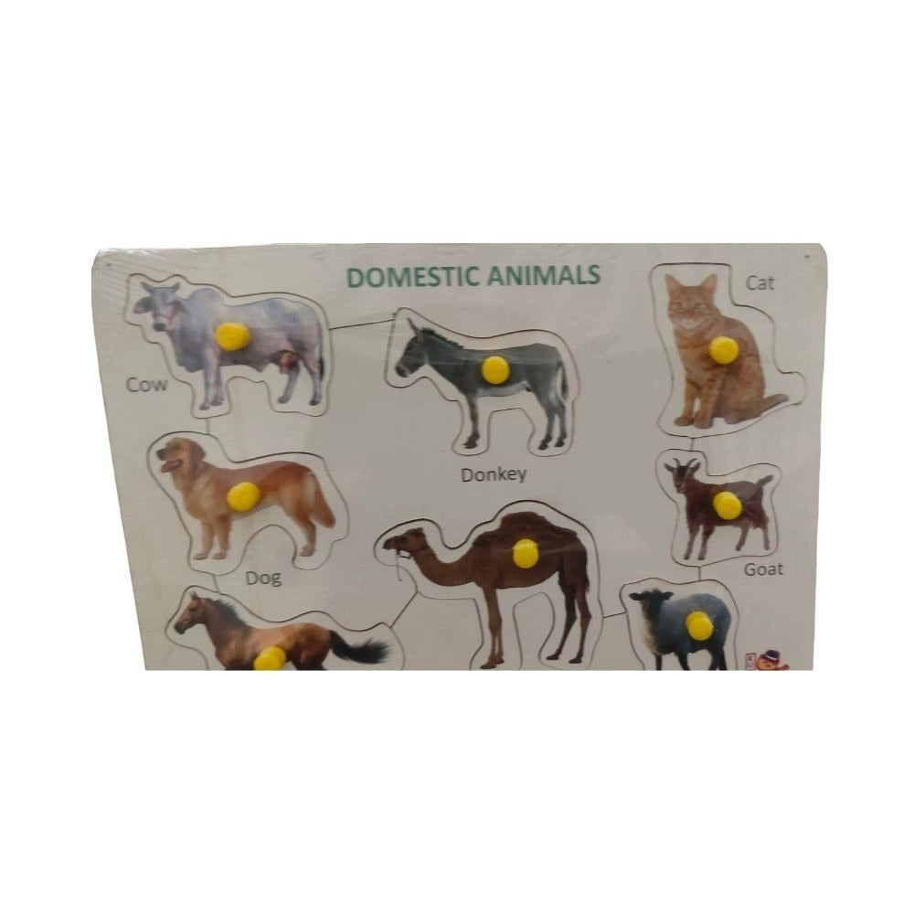 Domestic Animal Wooden Puzzle – 3+ Years