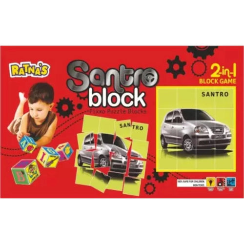 2 In 1 Santro Puzzle And Blocks – 3+ Years