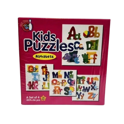 4-Piece Set Alphabet Puzzle – 4+ Years