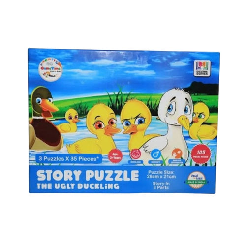 35-Piece Set Ugly Ducklingg Story Puzzle – 5+ Years