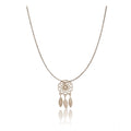 Stainless Steel Dream Catcher Pendant Delicate Chain (Gold Plated)