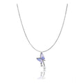 Stainless Steel Butterfly Dailywear Pendant Delicate Chain (Silver Plated)