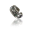 Stainless Steel Imported Office Wear Free Size Ring (Silver Plated)