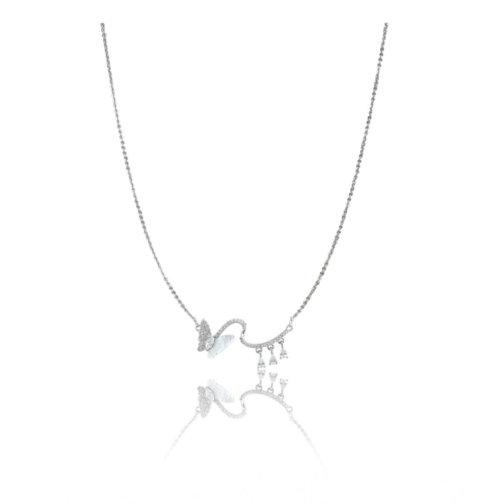 Stainless Steel Imported Stainless Steel Pendant Chain (Silver Plated)