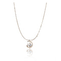 Stainless Steel Moon Pendant Delicate Chain (Gold Plated)