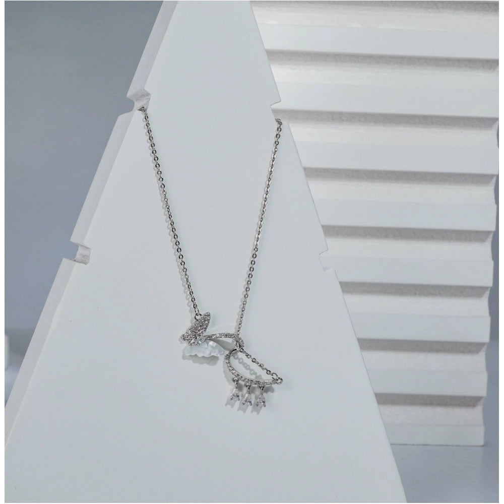 Stainless Steel Imported Stainless Steel Pendant Chain (Silver Plated)