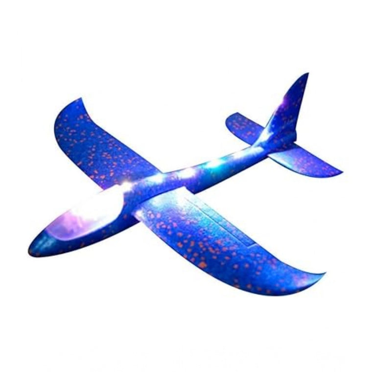 Plastic 3D Throw Foam Plane Aeroplane Gliders, Flying Aircraft Pack of 1 (Multicolor)