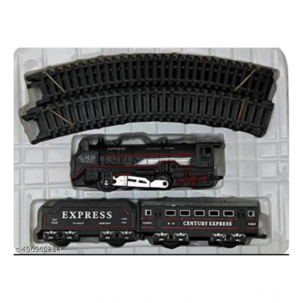 Plastic Amazing Musical Classic Toy Train 13-Piece Toy Set (Multicolor)