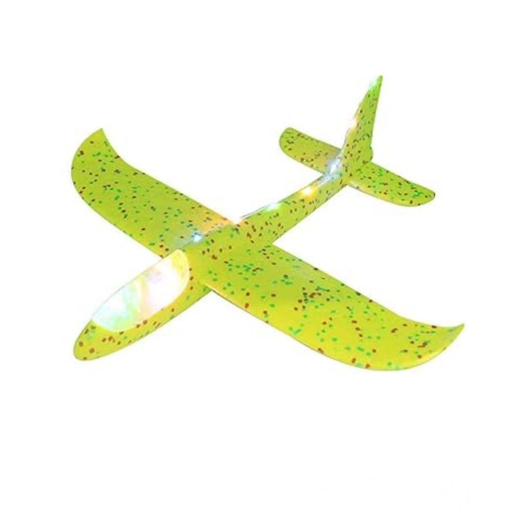 Plastic 3D Throw Foam Plane Aeroplane Gliders, Flying Aircraft Pack of 1 (Multicolor)