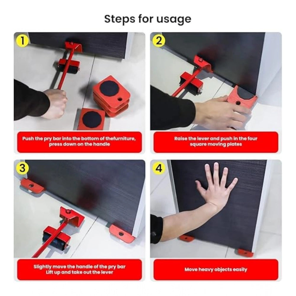 Plastic Lifter And Furniture Mover Shifting Tool (Multicolor)