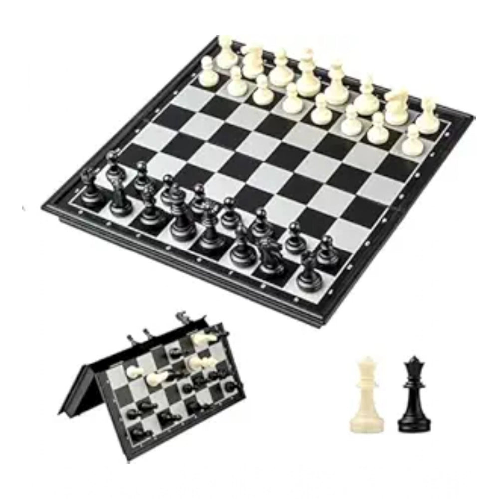 Plastic Chess Board Game For Kids And Adults (Multicolor)