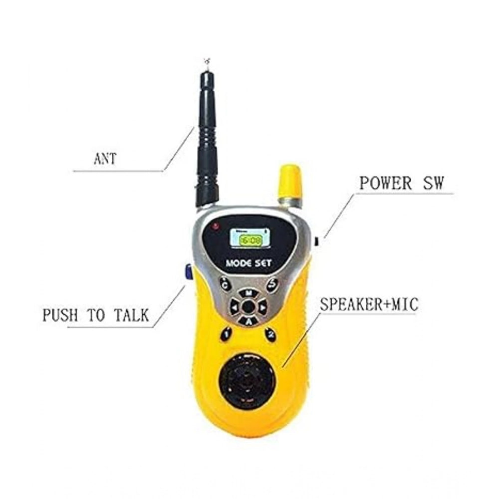 Plastic Walkie Talkie For Kids 2 Way Radio Toy (Multicolor)