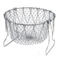 Foldable Chef Basket – Multi-Function Strainer And Steamer (Assorted Color)