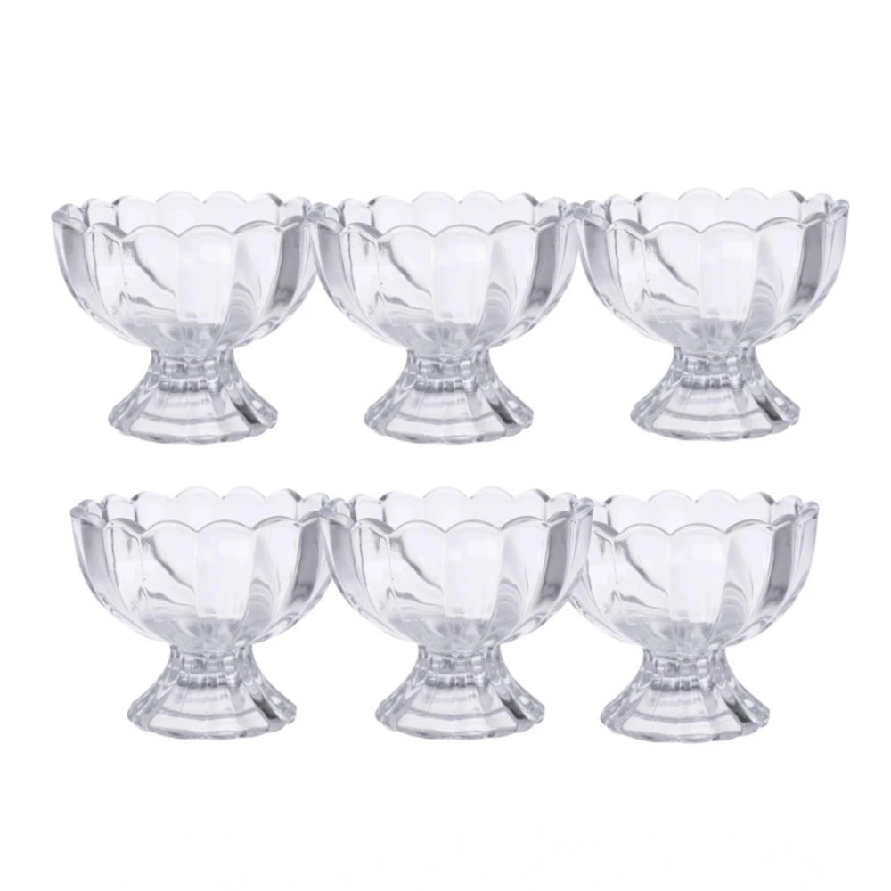 Unbreakable Plastic Dessert And Ice Cream Bowls – Set of 6 for Serving Salad, Fruits And More (Assorted Color)
