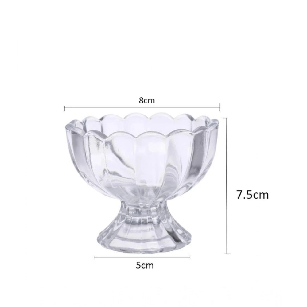 Unbreakable Plastic Dessert And Ice Cream Bowls – Set of 6 for Serving Salad, Fruits And More (Assorted Color)