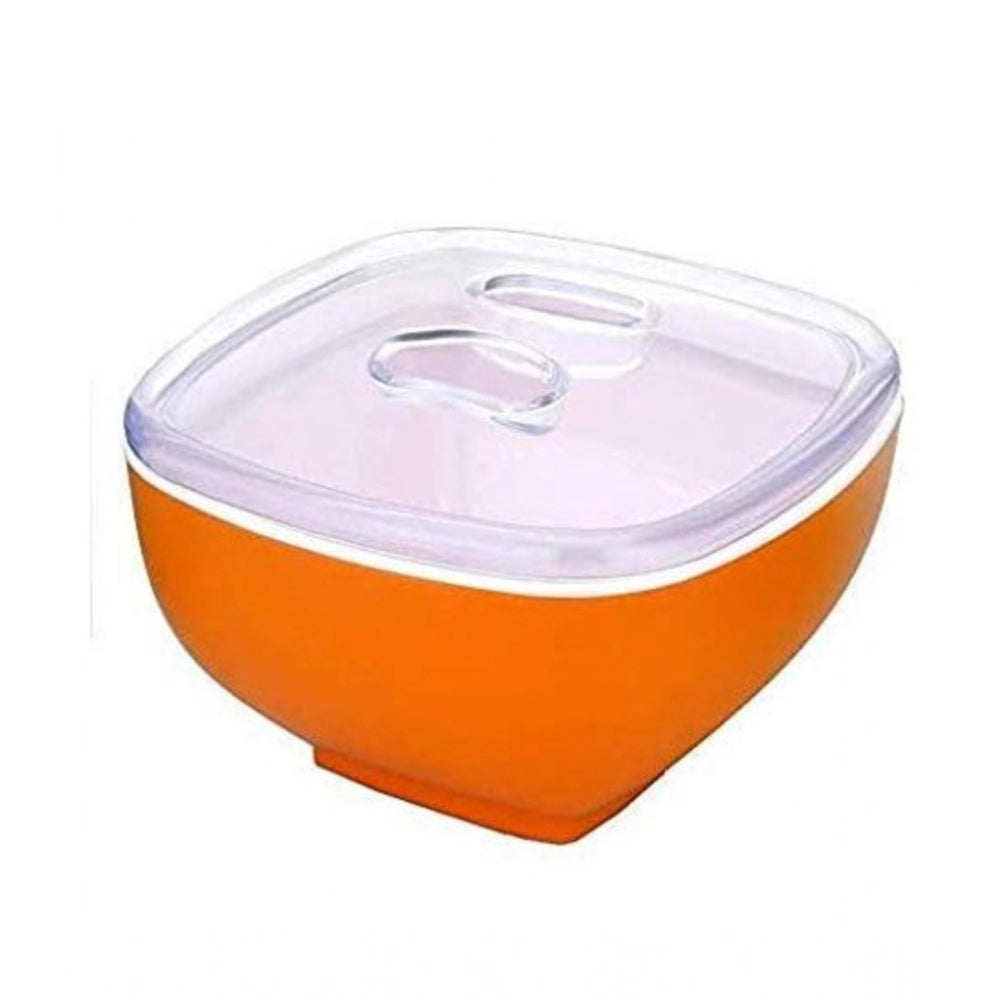 Multipurpose Serving Tray with Dry Fruit Air Tight Bowls with Lids (Assorted Color)