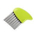 Pack of 5 Wave Shape Stainless Steel Potato Cutter And Slicer – (Assorted Color)