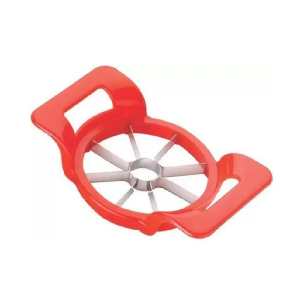 Pack of 3 Apple Cutter – Stainless Steel Fruit Slicer And Corer for Quick Cutting (Assorted Color)