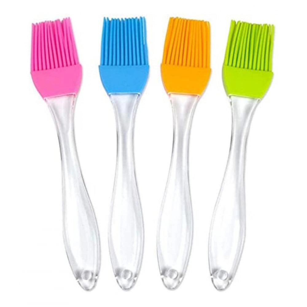 Pack of 10 Silicone Oil Brush – Heat Resistant Cooking And Baking Basting Brush (Assorted Color)